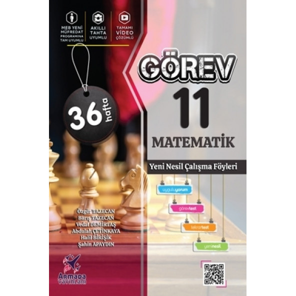 Armada Yayınları 11. Sınıf Matematik Görev Yeni Nesil Çalışma Föyleri ürün görseli 1