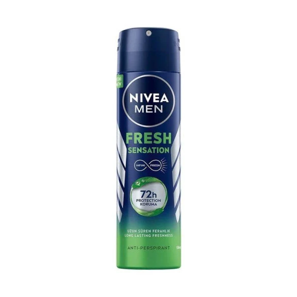 Nivea Men Fresh Sensation Erkek Deodorant 150 ml ürün görseli 1