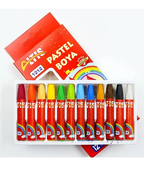 Altıs 12 Renk Pastel Boya - Resim 2