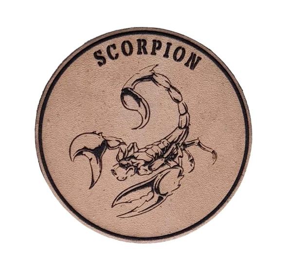 Akrep Deri PEÇ - Arma - Scorpion Leather Patch ürün görseli 1