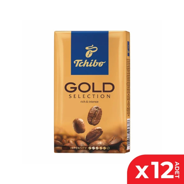 Tchibo Gold Selection Öğütülmüş Filtre Kahve 250g - 12 Adet ürün görseli 1