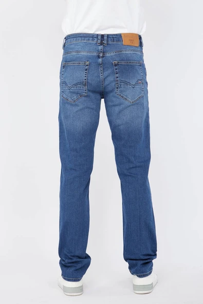 Erkek Jean Pantolon Koyu Mavi - Resim 2