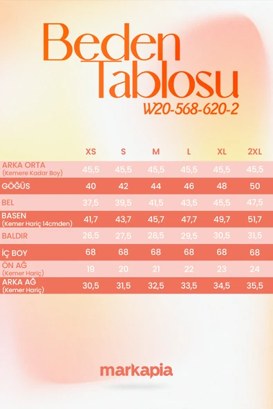 Kadın Jean Tulum Pantolon Mavi - Resim 8