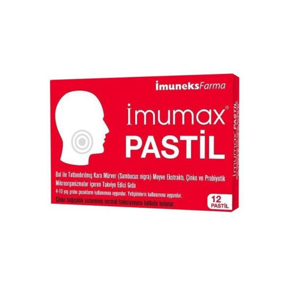 Imuneks İmumax_Pastil 12 Adet ürün görseli 1