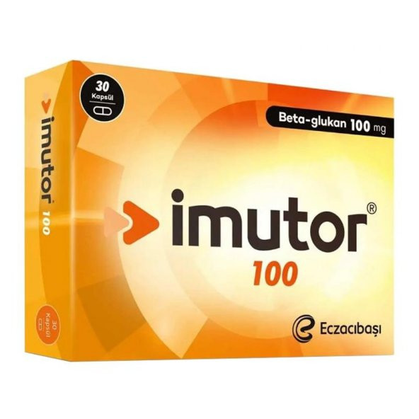 İmutor Beta Glukon 30Kapsül 100mg ürün görseli 1