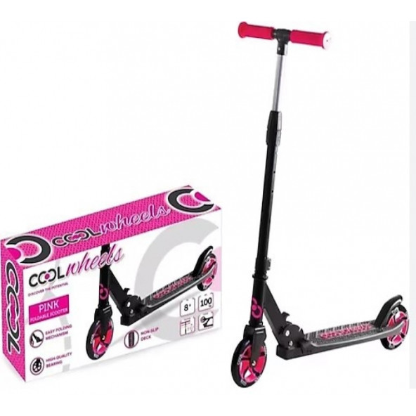 Cool Wheels Katlanır Scooter 8+ Yaş Pembe ürün görseli 1