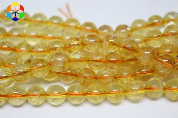Sitrin Taşı Koyu Renk 6mm/adet ürün görseli 1