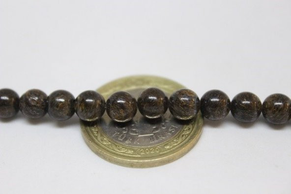 Bronzit Taşı 6mm/adet - Resim 4