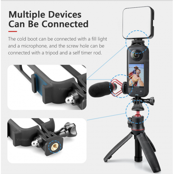 Insta 360 One X3 Frame Case - Resim 3
