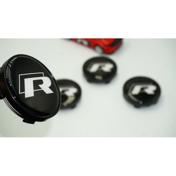 Vw Volkswagen R Jant Göbeği Kapak Seti 60mm ürün görseli 1