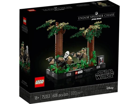 LEGO Star Wars 75353 Endor Speeder Chase Diorama ürün görseli 1