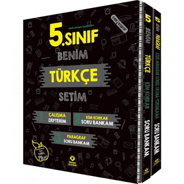 Örnek Akademi Yayınları 5. Sınıf Benim Türkçe Setim - Murat Koşar ürün görseli 1