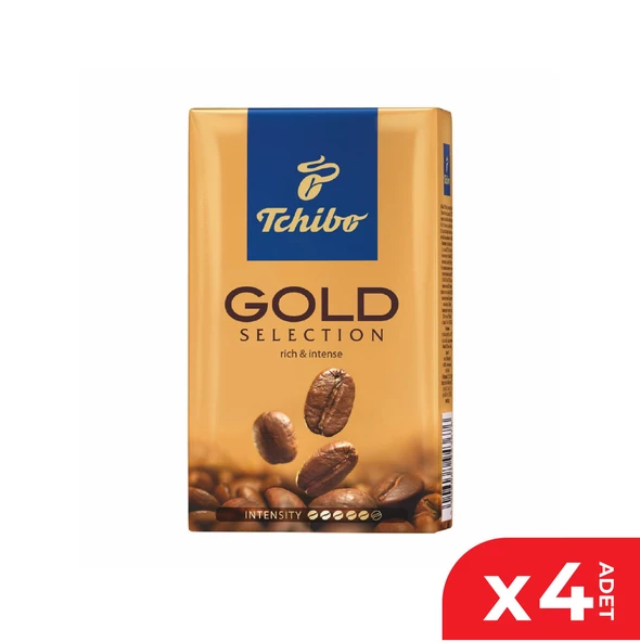 Tchibo Gold Selection 250 gr 4'lü Paket Filtre Kahve ürün görseli 1