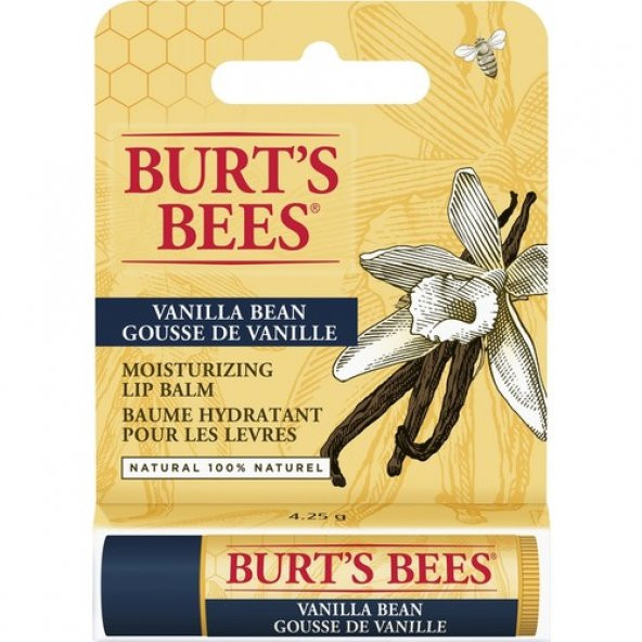 Burts Bees Vanilya Aromalı Dudak Bakım Kremi Blister Ambalaj- Vanilla Lip Balm Blister Box 4,25 gr ürün görseli 1