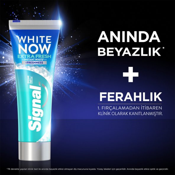 Signal White Now Extra Fresh Diş Macunu 75 Ml - Resim 4