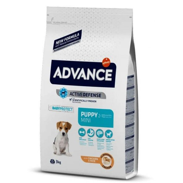 Advance Puppy Tavuklu ve Pirinçli Küçük Irk Yavru Köpek Maması 3 KG ürün görseli 1