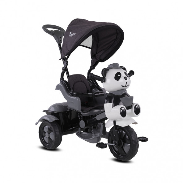 Babyhope 127 Little Panda Gri 3 Tekerlekli Bisiklet ürün görseli 1