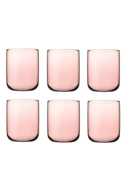Paşabahçe iconic su bardak 6 lı su bardağı pembe 420112 ürün görseli 1