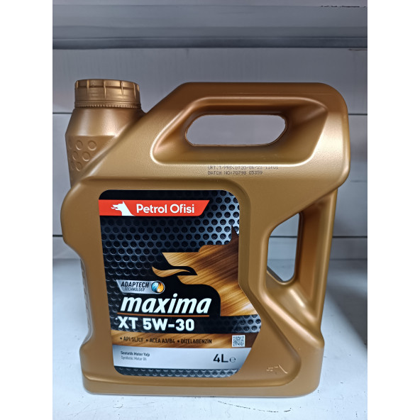 Petrol Ofisi Maxima XT 5w-30 4 lt 2025 ürün görseli 1