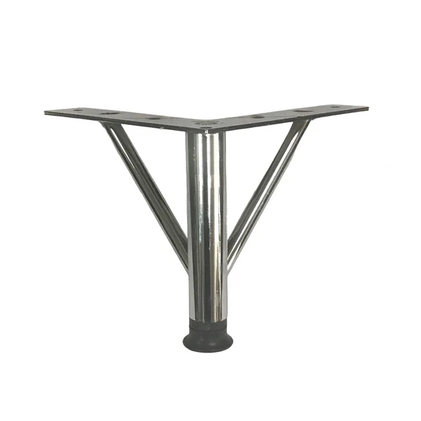Firkete Ayak Metal 12 cm Krom Mobilya Koltuk Ayağı ürün görseli 1