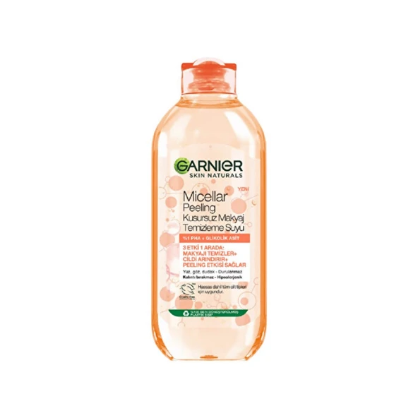 Garnier Micellar Peeling Kusursuz Makyaj Temizleme Suyu 400 ml ürün görseli 1