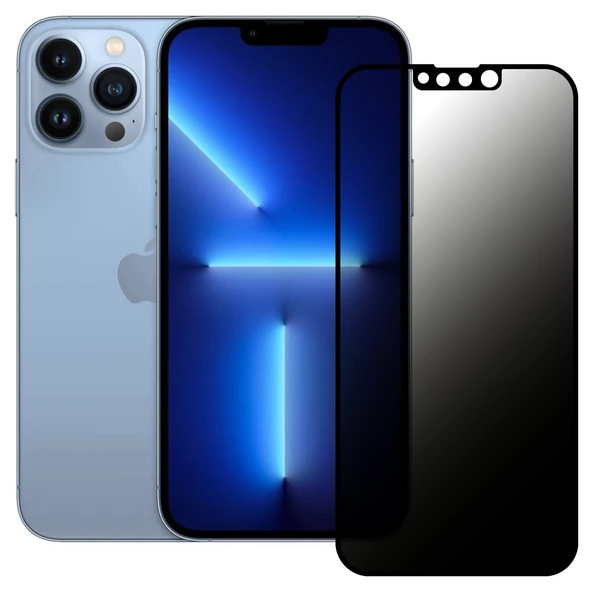 iPhone 13 Pro Max Hayalet Privacy Gizli Seramik Mat Ekran Koruyucu ürün görseli 1