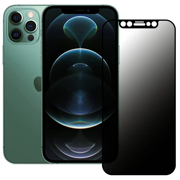 iPhone 12 Pro Max Hayalet Privacy Gizli Seramik Nano Ekran Koruyucu ürün görseli 1