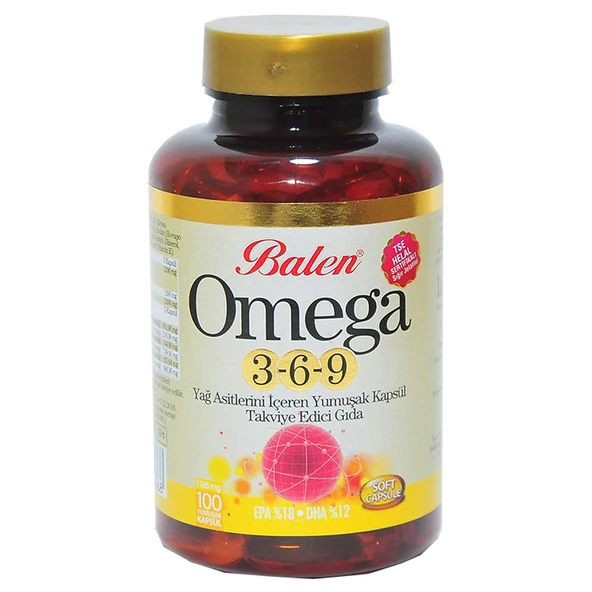 Balen Omega 3-6-9 1585 Mg x 100 Yumuşak Kapsül ürün görseli 1