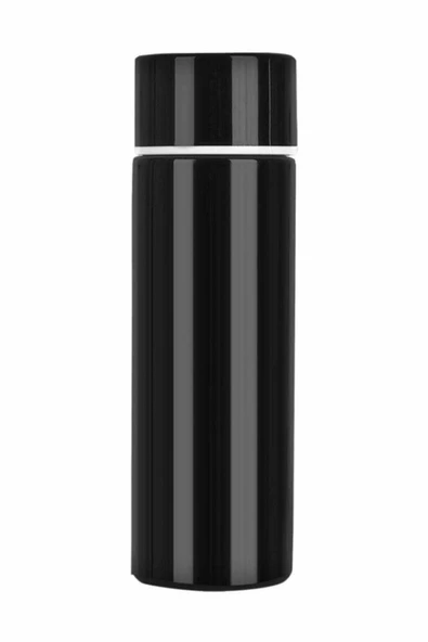 150 ml Cep Tipi Mini Ufak Kaliteli 304 Çelik Çift Katmalı Termos Siyah ürün görseli 1