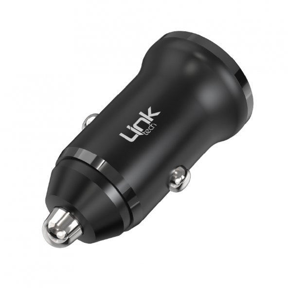 Linktech C484e 30W PD Type-C + USB Araç İçi Şarj Adaptörü (Başlık) Siyah - Resim 2