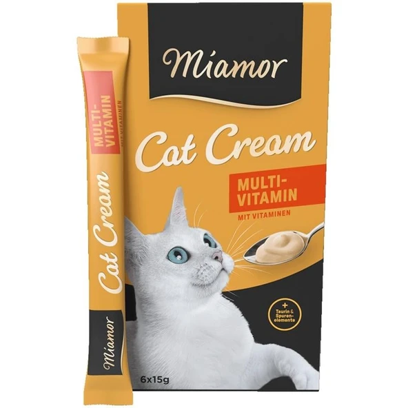 Miamor Cream Multi Vitamin Kedi Ödülü 6x15 Gr. ürün görseli 1