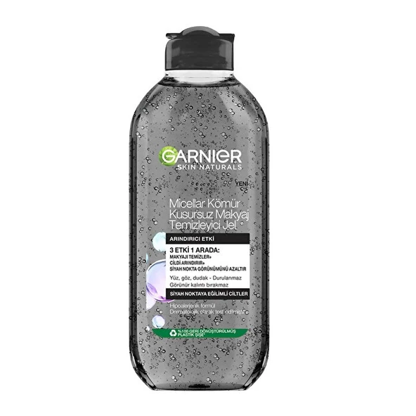 Garnier Micellar Kömür Kusursuz Makyaj Temizleyici Jel 400 Ml ürün görseli 1