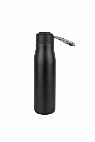 Çift Katmanlı 600 Ml 304 Çelik Termos 547 Siyah ürün görseli 1