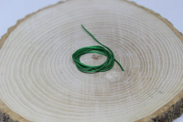Paraşüt İpi Yeşil 0.8mm / 1 metre (0.8mm ve üzeri taşlar için) ürün görseli 1