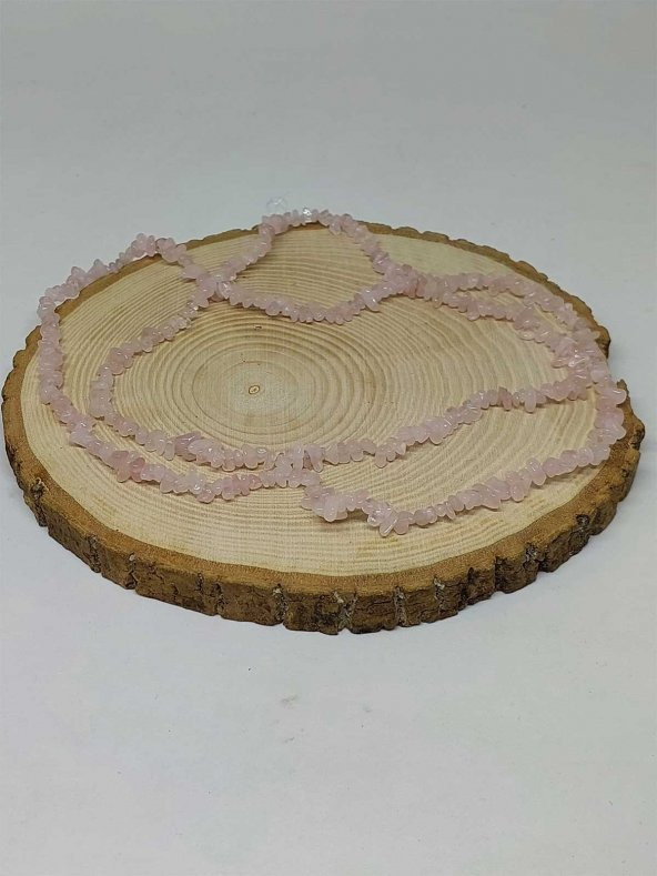 Pembe Kuvars Taşı Minik Boy 4-6mm Aralığı Şekilsiz Taşlar Dizi ürün görseli 1