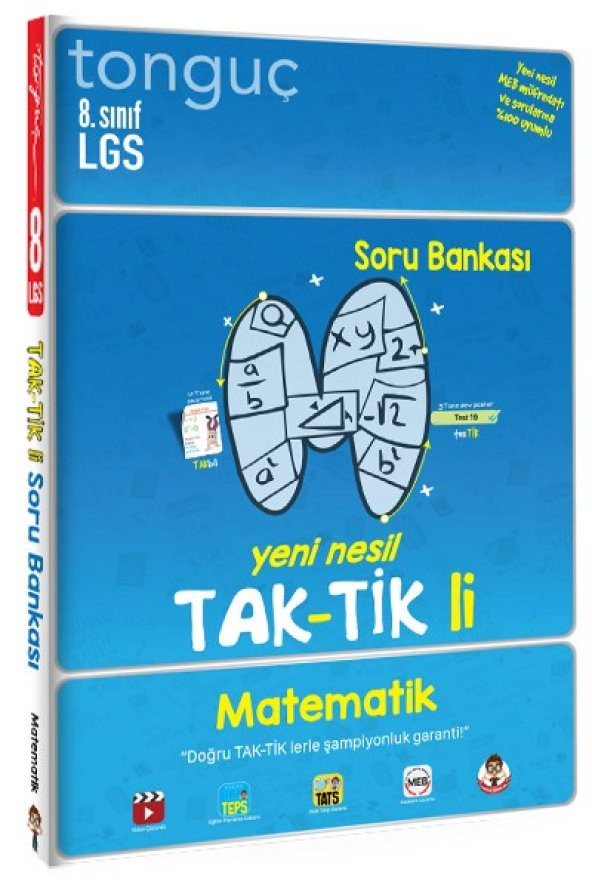 8. Sınıf Matematik Taktikli Soru Bankası - Tonguç Yayınları ürün görseli 1