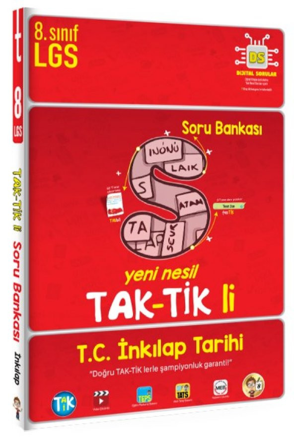 8. Sınıf T.C. İnkılap Tarihi ve Atatürkçülük Taktikli Soru Bankası - Tonguç Yayınları ürün görseli 1