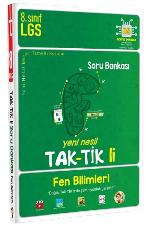 8. Sınıf Fen Bilimleri Taktikli Soru Bankası - Tonguç Yayınları ürün görseli 1