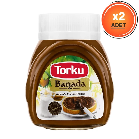 Torku Banada Kakaolu Fındık Kreması Cam 2 x 700 G ürün görseli 1
