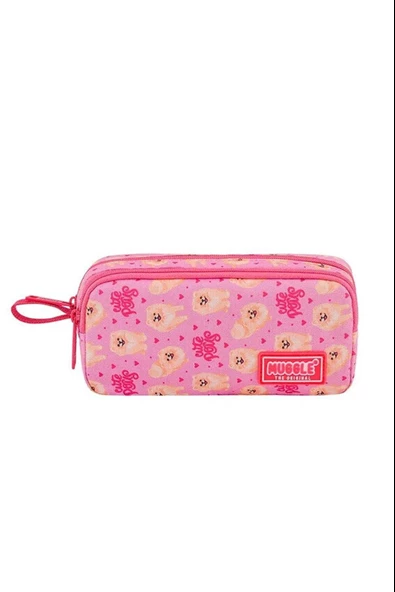 Muggle Kalem Çantası Cute Patty Pembe İki Bölmeli Kalemlik ürün görseli 1