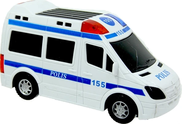 Prestij Işıklı Sesli Pilli Polis Arabası 0040 ürün görseli 1