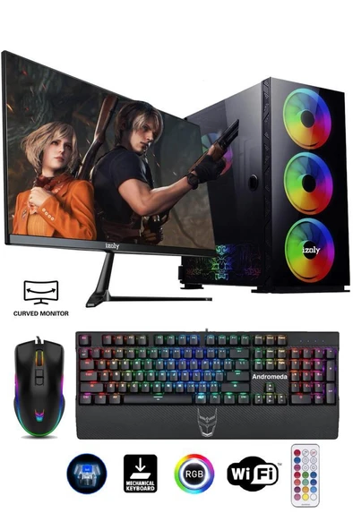 İzoly Altairus X i3-10100F 8GB 512GB M.2 NVMe GTX 1660S 6GB 24" Oyuncu Oem Seti ürün görseli 1