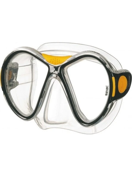 SEAC SUB MASKE ITALICA (SEFFAF SLK./TURUNCU CERCEVE ürün görseli 1