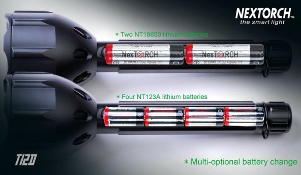 NEXTORCH T12D CREE Q5 SARJLI EL FENERI ürün görseli 1