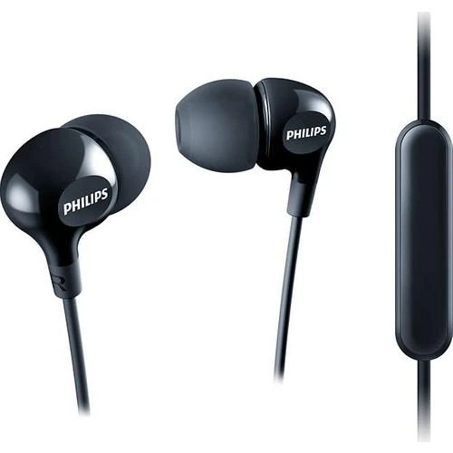 Philips SHE3555 BK Mikrofonlu Kulakiçi Kulaklık Siyah ürün görseli 1