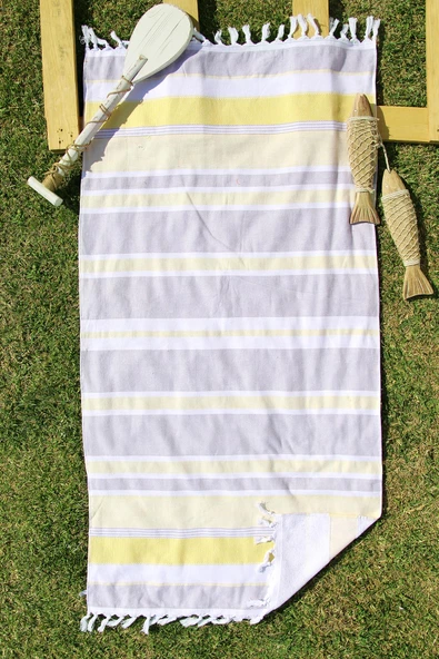 %100 Pamuk Outlet 70x150 Plaj Havlusu ürün görseli 1