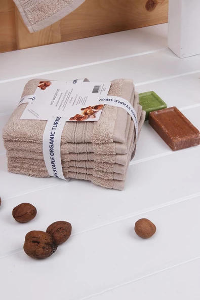 İndigo Ağacı Bitkisel Organik Boyama 6'lı 33x33 Havlu ürün görseli 1