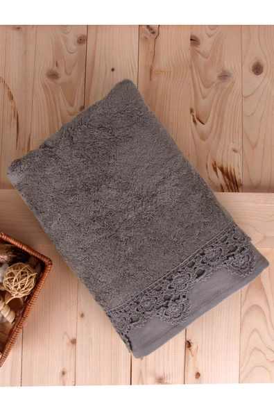 El Örmesi Dantelli Bambu 76X137  Havlu ürün görseli 1