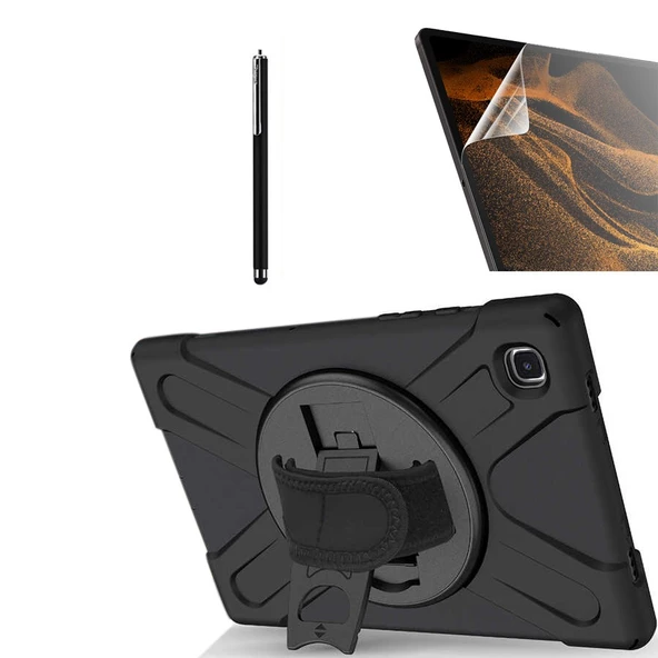Gpack Samsung Galaxy Tab A7 10.4 T500 2020 Kılıf Defender Tablet Tank Koruma Standlı df22  Nano  Kalem ürün görseli 1
