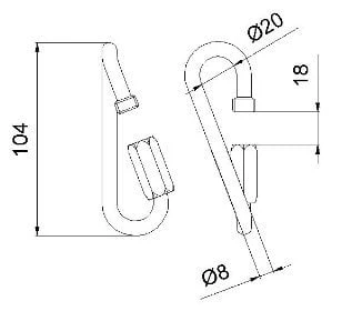 CT TWIST CELIK MAKARASI D8 BOLT VIDASI - Resim 3